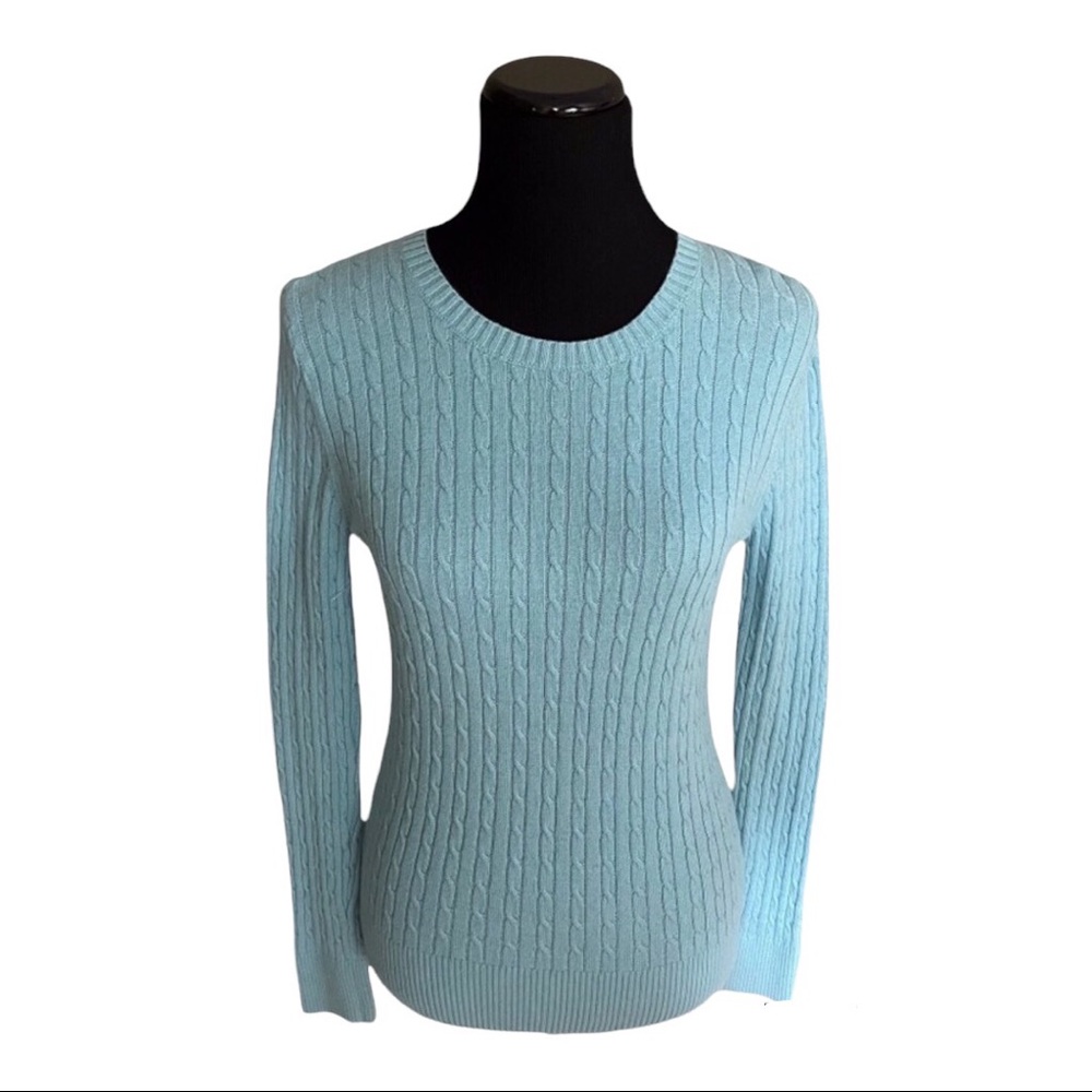 Merona Tiffany Blue Sweater Size Medium - Picture 1 of 4